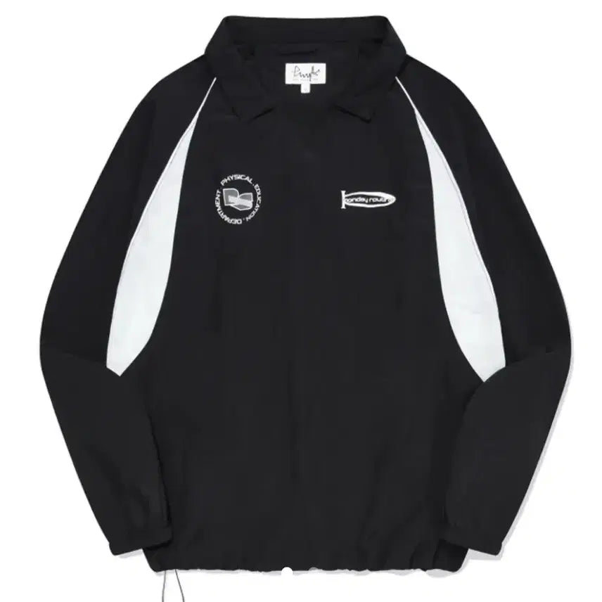 [BUNJANG] Physical Department Nylon Rugby Sweatshirt / 피지컬디파트먼트 나일론 럭비 맨투맨 에이블리 지그재그 무신사