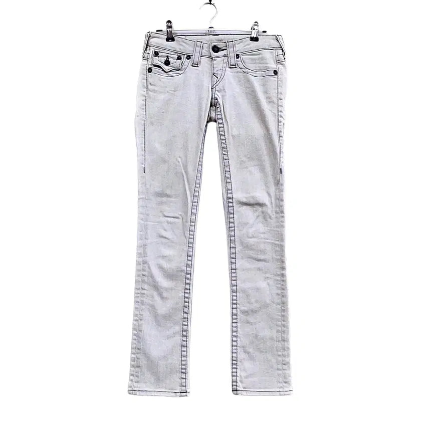 [BUNJANG] True Religion Women's Minimalist Slim Fit Jeans - Blue Wash / 트루릴리젼 여성 미니멀 슬림핏 청바지 26 백청 43082