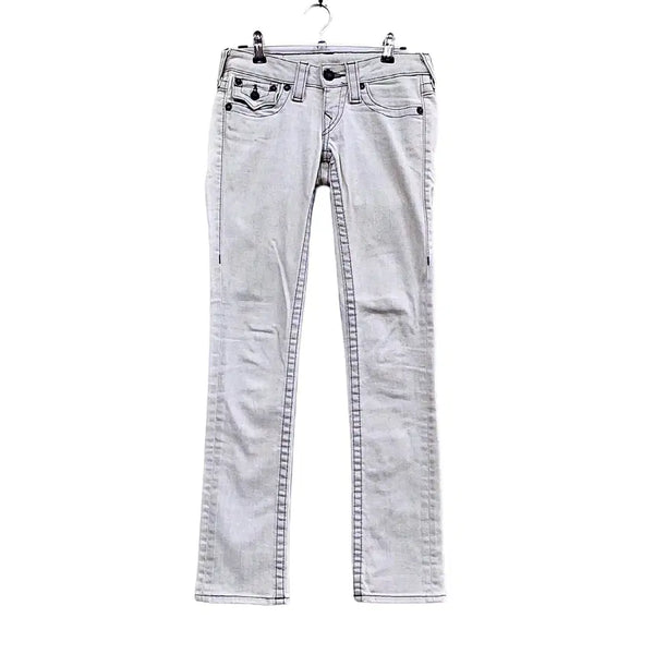 [BUNJANG] True Religion Women's Minimalist Slim Fit Jeans - Blue Wash / 트루릴리젼 여성 미니멀 슬림핏 청바지 26 백청 43082