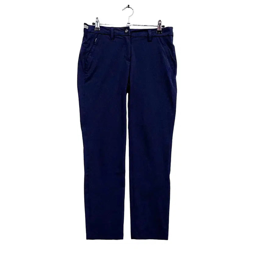 [BUNJANG] Adidas Women's Minimal Straight Fit Slacks Navy / 아디다스 여성 미니멀 일자핏 슬랙스 29 네이비 43099