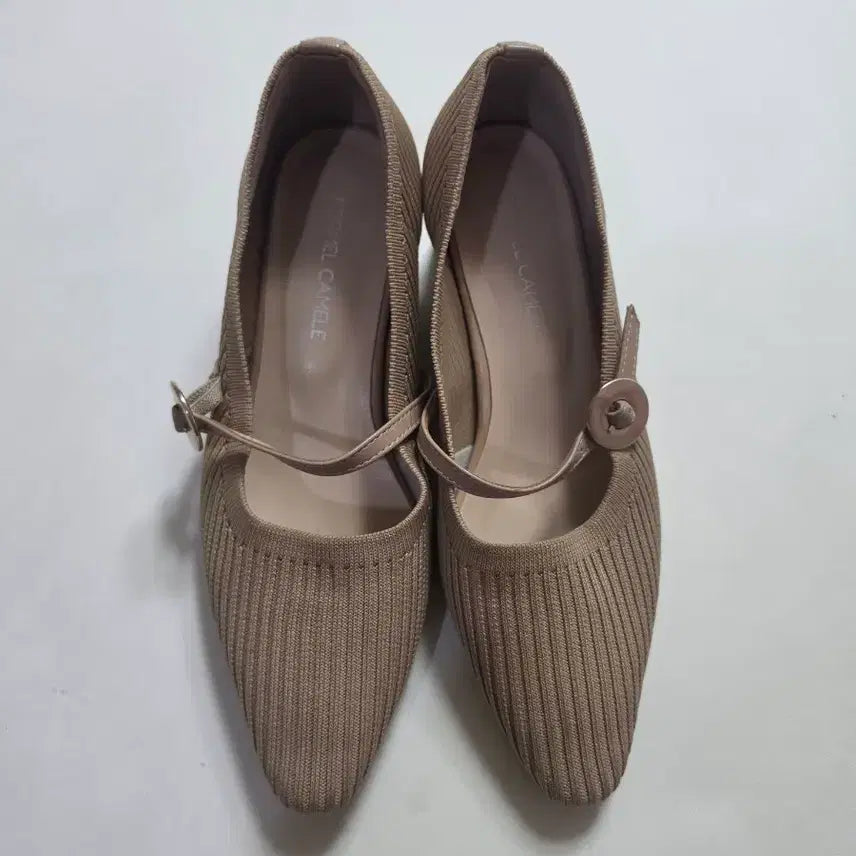[BUNJANG] Pomelocamello Knit Mary Jane Heels / 포멜카멜레 니트 메리제인 힐 230