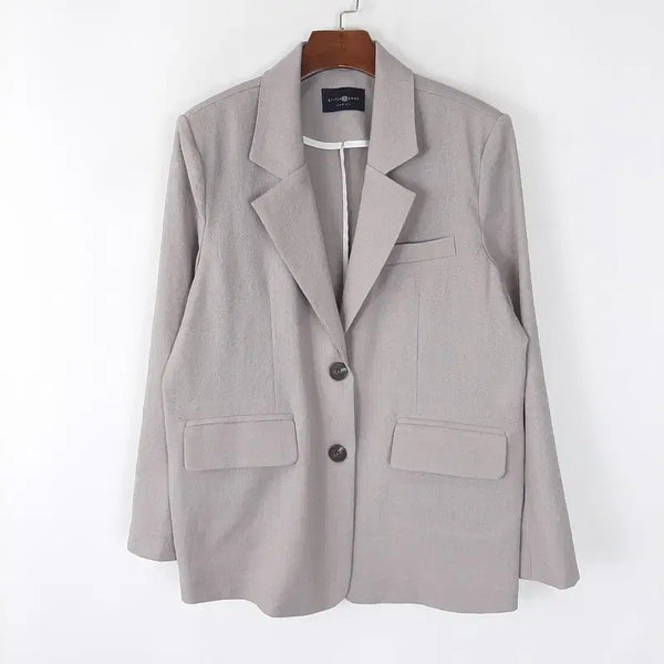 [BUNJANG] Stitch Snap Seoul Women's Oversized Fit Jacket (Free Size) / 스티치스냅 서울 여성 오버핏 자켓 F