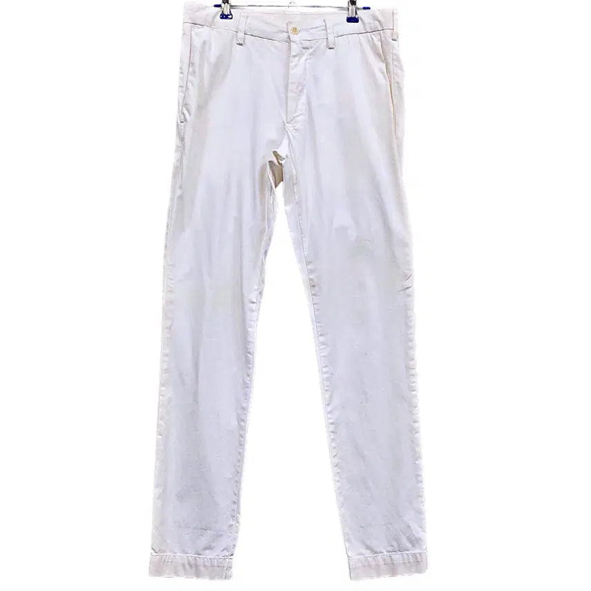 [BUNJANG] Polo Ralph Lauren Men's Minimal Straight Fit Chino Pants White / 폴로랄프로렌 남성 미니멀 일자핏 치노팬츠 30 화이트 43177