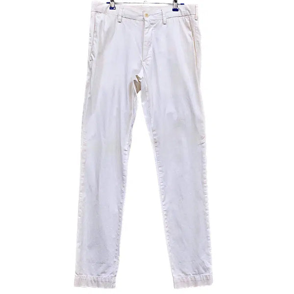 [BUNJANG] Polo Ralph Lauren Men's Minimal Straight Fit Chino Pants White / 폴로랄프로렌 남성 미니멀 일자핏 치노팬츠 30 화이트 43177