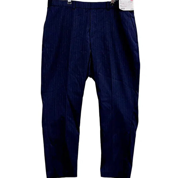 [BUNJANG] Uniqlo Men's Classic Tapered Fit Slacks Navy 36 / 유니클로 남성 클래식한 테이퍼드핏 슬랙스 36 네이비 미사용품 43176