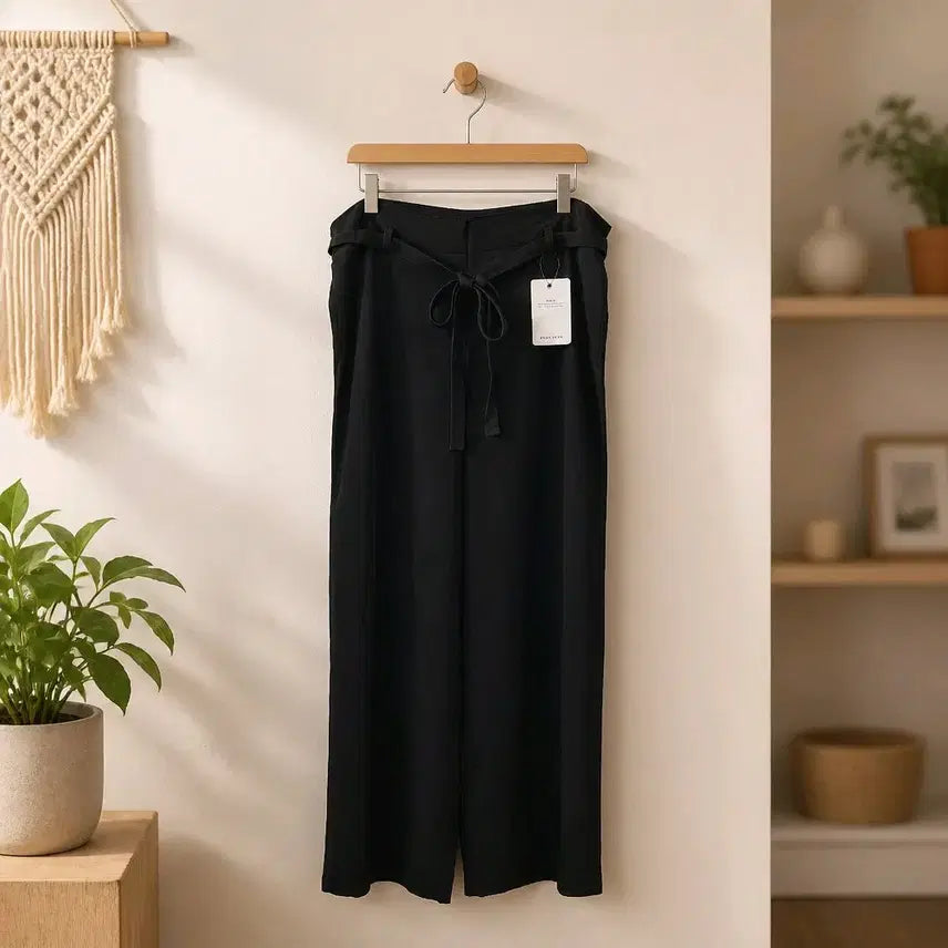 [BUNJANG] TOTEME Fluid Tie-Waist Wide Leg Pants Size 34 / 토템(TOTEME) 플루이드 타이웨이스트 와이드 팬츠 34사이즈 새제품