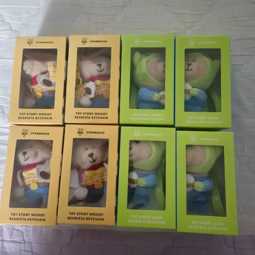 [BUNJANG] Starbucks Toy Story Bearista Keyring Woody Alien / 스타벅스 토이스토리 베어리스타 키링 우디 알린