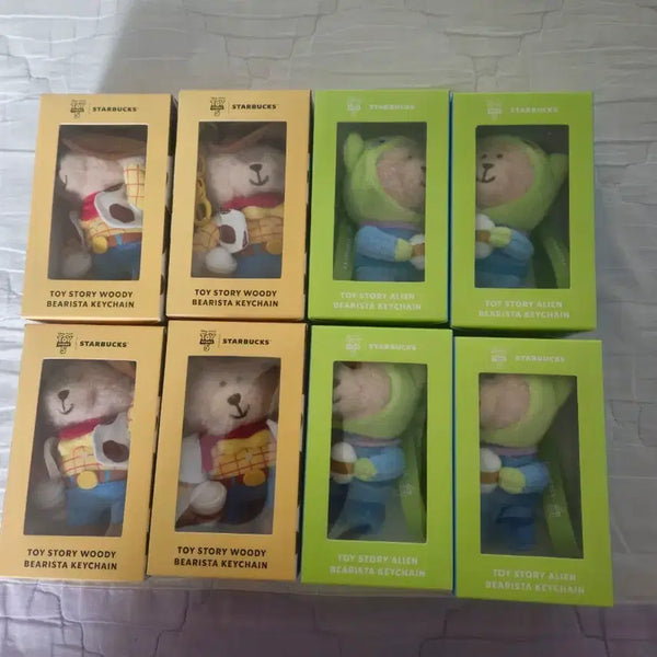 [BUNJANG] Starbucks Toy Story Bearista Keyring Woody Alien / 스타벅스 토이스토리 베어리스타 키링 우디 알린