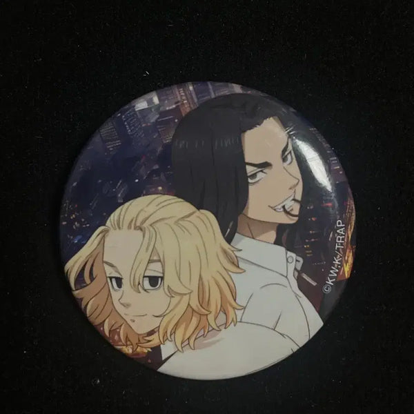 [BUNJANG] Tokyo Revengers Mikey & Baji Can Badge Set / <도리벤 캔벳지> 잘생긴 마이키& 잘생긴 바지 도쿄리벤저스