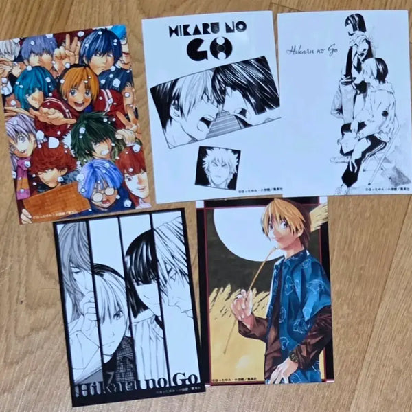 [BUNJANG] Hikaru's Go Original Art Exhibition E Prize Kuji Bromide Postcard Set / 히카루의바둑 원화전 E상 쿠지 브로마이드 엽서 고스트바둑왕 고바왕 히카고