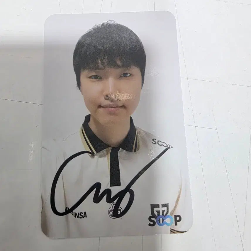 [BUNJANG] Gen.G SOOP Chovy Autographed Photocard / 젠지 SOOP 쵸비 싸인포카 판매합니다