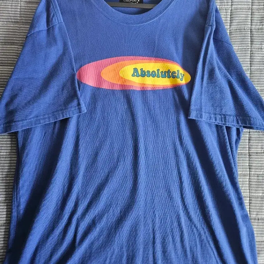 [BUNJANG] AFB Short Sleeve T-Shirt Blue L / AFB 반팔티 블루 L