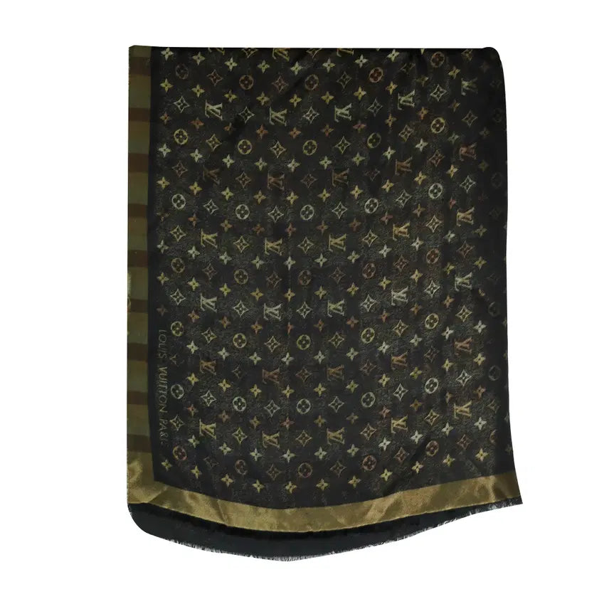 [BUNJANG] Louis Vuitton Monogram Silk Shawl Scarf / 루이비통 모노그램 실크 숄 스카프