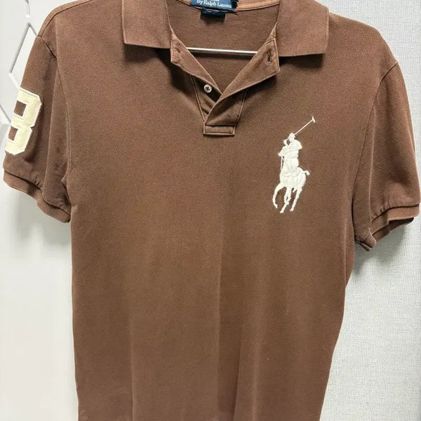 [BUNJANG] Polo Ralph Lauren Brown Big Pony Polo Shirt / 폴로 브라운 빅포니 카라티