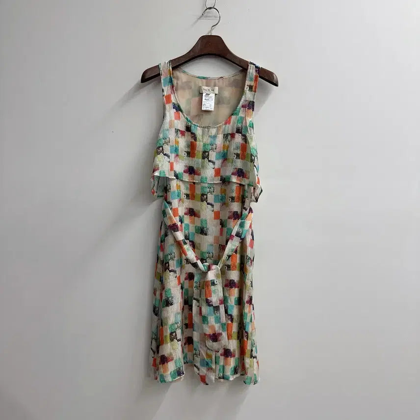 [BUNJANG] Paul & Joe Paris 100% Silk Watercolor Pattern Summer Dress / Paul&Joe france 폴앤조 실크100 수채화 패턴 썸머 원피스