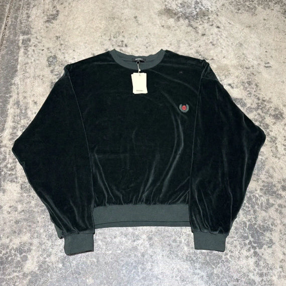 [BUNJANG] Yeezy Season 5 Velour Crewneck / [XL] 이지 시즌 5 벨루어 크루넥