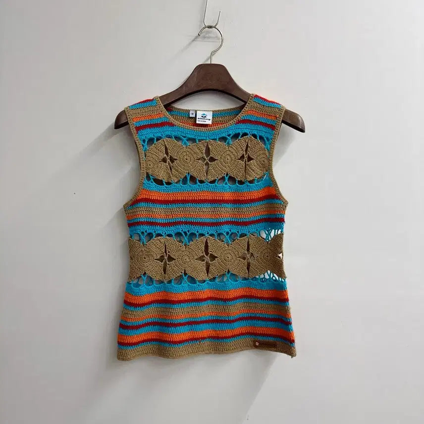 [BUNJANG] Billabong Crochet Knit Summer Top / billabong 빌라봉 니트 크로셰 썸머 탑 비치룩 바캉스 휴가 비키니