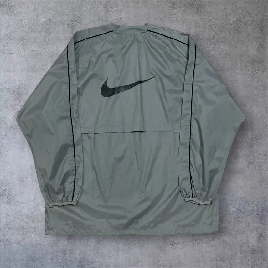 [BUNJANG] Nike Swoosh Big Logo Warm-up Charcoal Grey XXL / 나이키 스우시 빅로고 차콜 그레이 웜업