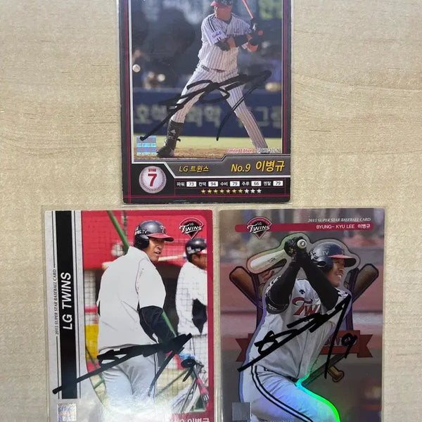 [BUNJANG] LG Twins Lee Byung-Kyu Signed Photocard / lg트윈스 이병규 슈베카 친필 싸인 포토카드