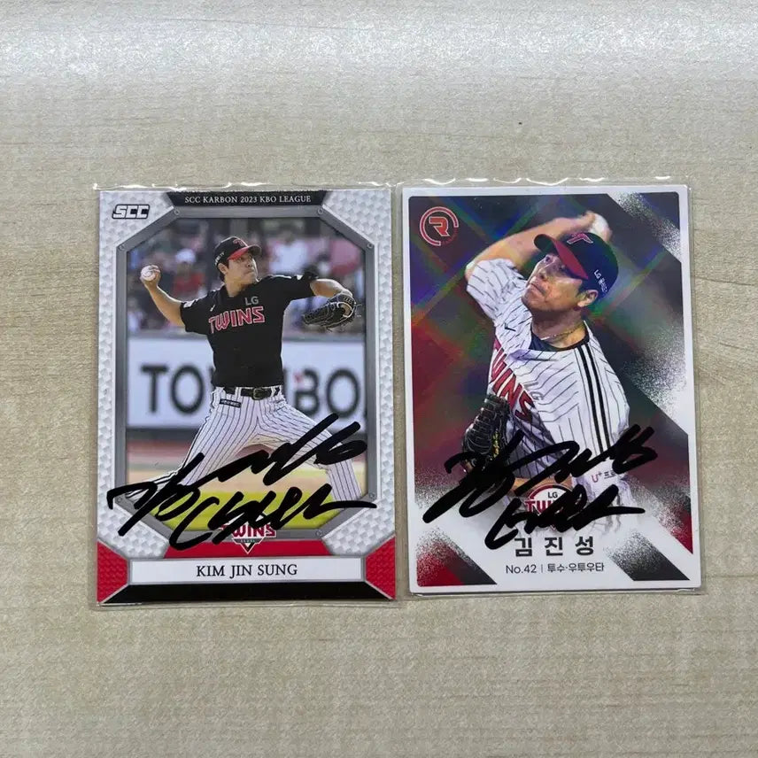 [BUNJANG] LG Twins Kim Jin Sung Signed Autograph Photocard / lg트윈스 김진성 scc 친필 싸인 포토카드