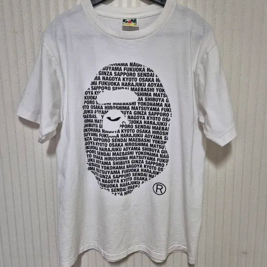 [BUNJANG] BAPE Japan Ape Head T-Shirt / 베이프 재팬 에이프헤드 티셔츠