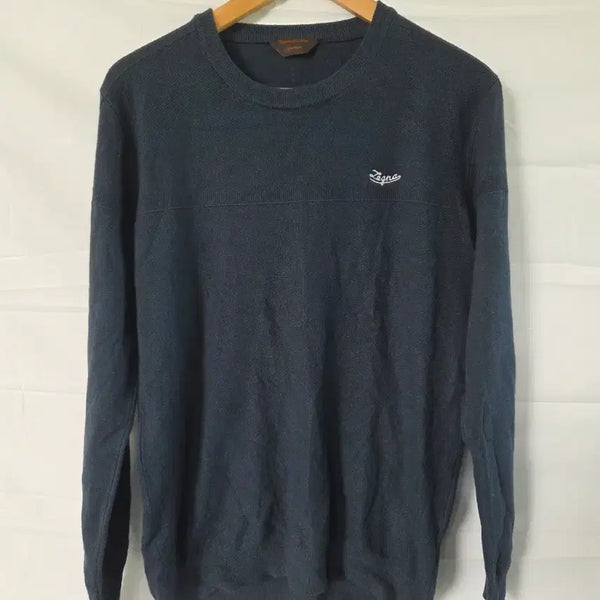 [BUNJANG] Ermenegildo Zegna Navy Knit Sweater / 에르메네질도제냐