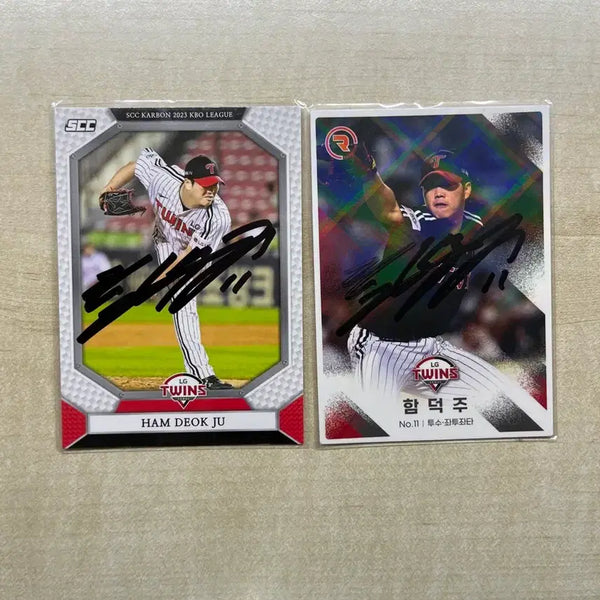 [BUNJANG] LG Twins Ham Deok-ju SCC Autographed Photocard / lg트윈스 함덕주 scc 친필 싸인 포토카드