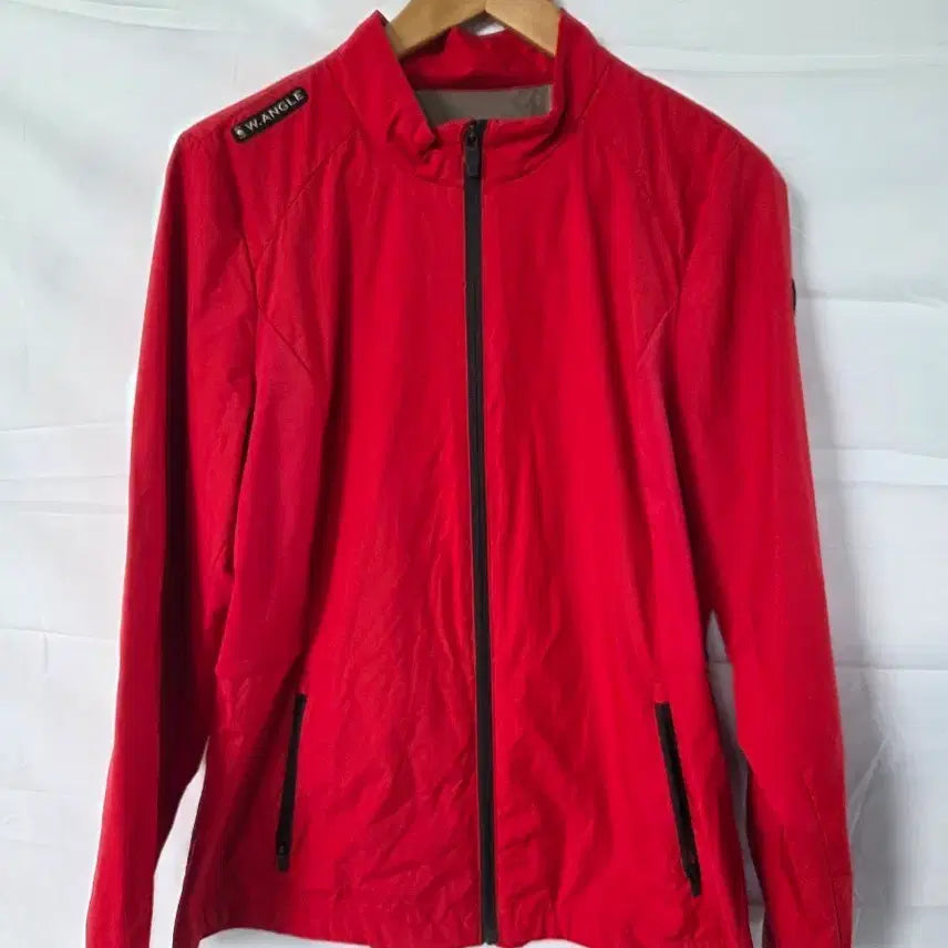 [BUNJANG] W.ANGLE Women's Zip-Up Jacket Red / W.ANGLE 여성 집업 자켓 레드
