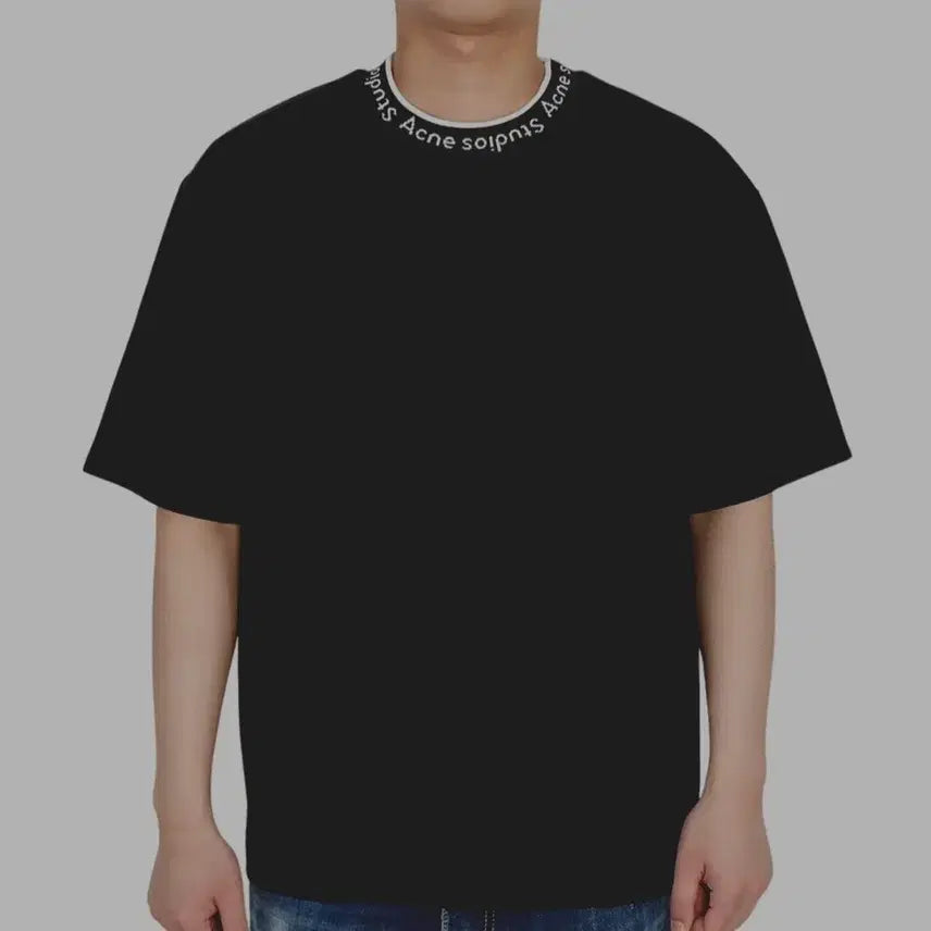 [BUNJANG] Acne Studios Short Sleeve T-Shirt Black / Acne Studios 반팔 티셔츠 블랙
