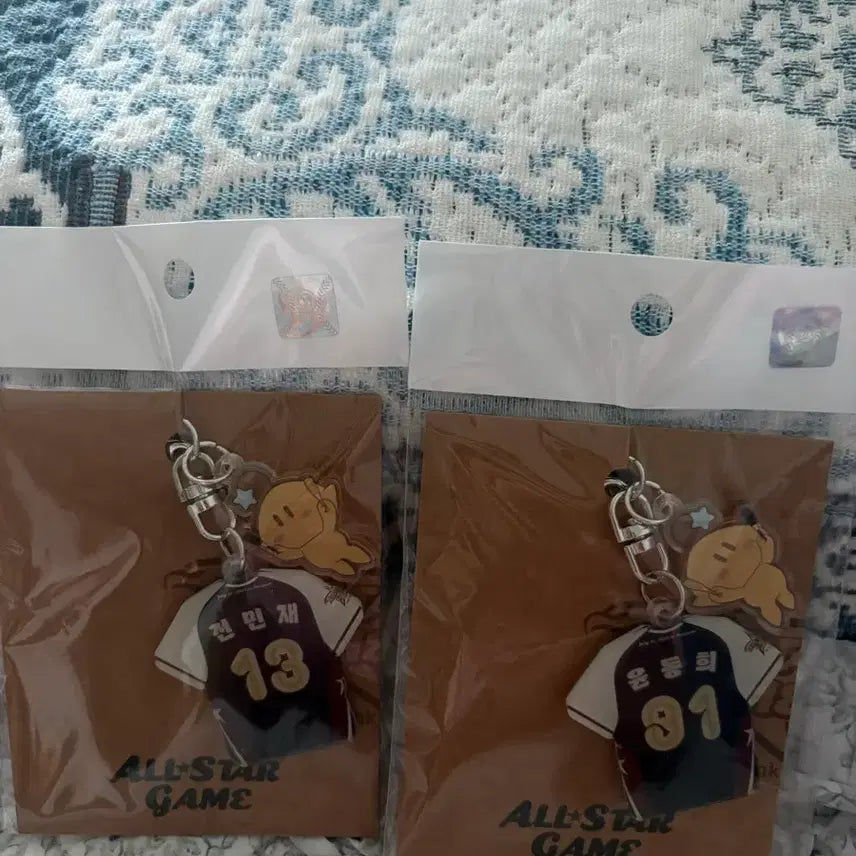 [BUNJANG] 25 All-Star Jeon Min-jae & Yoon Dong-hee Keyring / 25올스타 키링