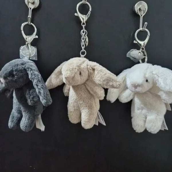 [BUNJANG] Jellycat Bunny Keychain Inky/Bashful/Ivory / 개당가격 젤리캣 버니 키링 잉키/바쉬풀/아이보리