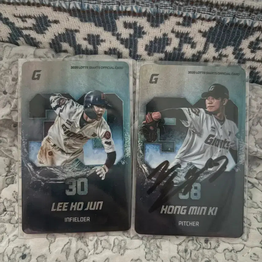 [BUNJANG] Lotte Giants 2025 Season Special Card (Signed Hong Min-ki) / 롯데자이언츠25시즌 스폐셜 카드