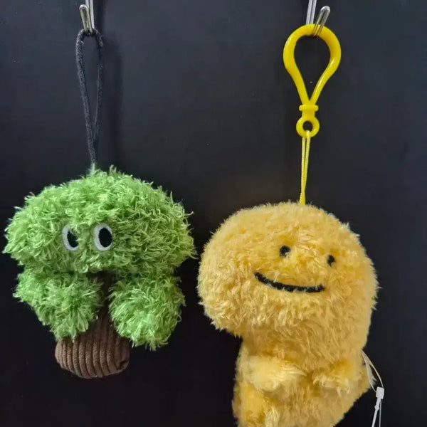 [BUNJANG] Ricohs Pine Tree & Tyrannosaurus Keyring Doll Set / 리코즈 소나무, 티라노 키링 인형 세트