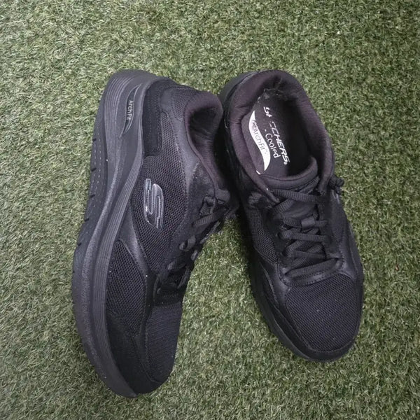 [BUNJANG] Skechers Arch Fit Cool Day Black Sneakers Size 265 / 스케쳐스 아치핏 쿨드 블랙 운동화 265전투용