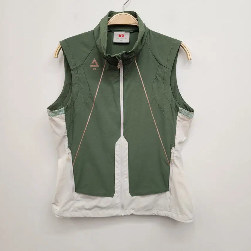 [BUNJANG] K2 Women's Windbreaker Vest Khaki Size 95 / K2 여성 바람막이 조끼 95사이즈