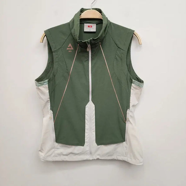 [BUNJANG] K2 Women's Windbreaker Vest Khaki Size 95 / K2 여성 바람막이 조끼 95사이즈