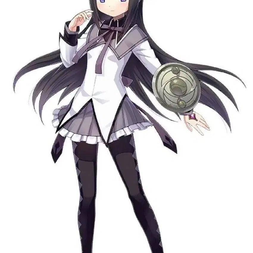 [BUNJANG] Puella Magi Madoka Magica Homura Akemi Cosplay Full Set with Weapon Prop / 마법소녀 마도카 마기카 호무라 무기포함 코스프레 풀셋