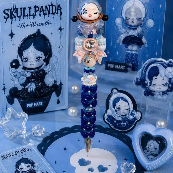 [BUNJANG] Skull Panda Figure Embellished Handmade Ballpoint Pen / 스컬판다피규어 볼꾸 핸드메이드볼펜