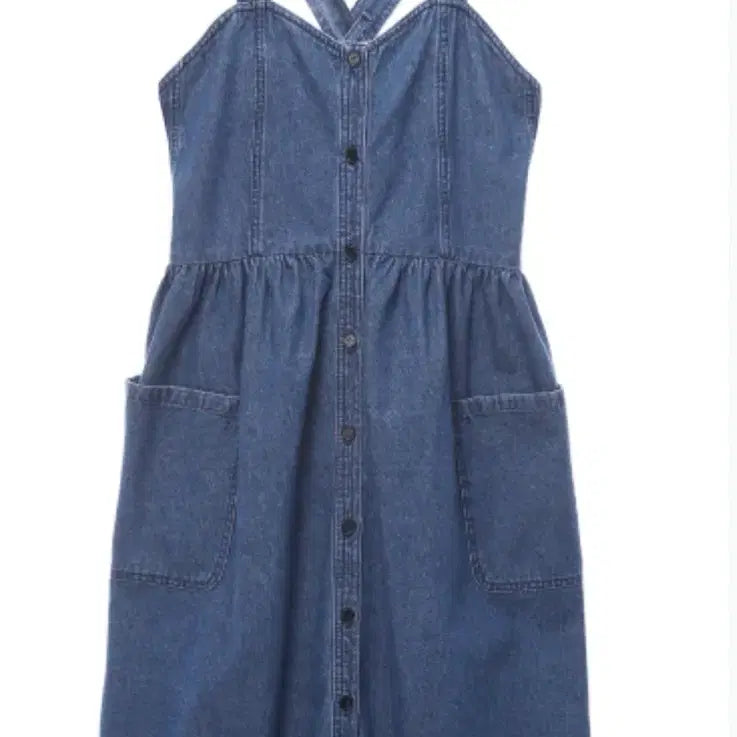 [BUNJANG] Steve J & Yoni P Denim Overalls Dress / 스티브제이앤요니피 데님 멜빵 원피스