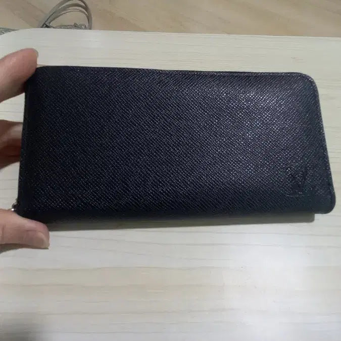 [BUNJANG] Louis Vuitton Monogram Canvas Zipper Wallet Black / 루이비통 지퍼 지갑 블랙