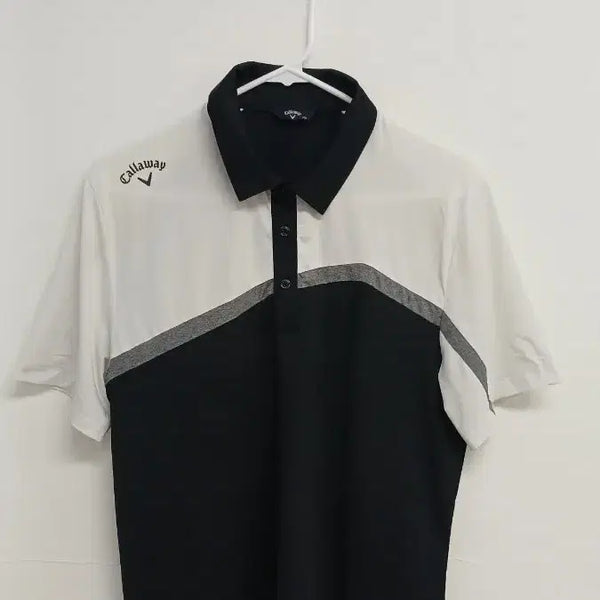 [BUNJANG] Callaway Golfwear Short-Sleeve Polo Shirt / 캘러웨이 골프웨어 반팔 카라티 블랙 화이트