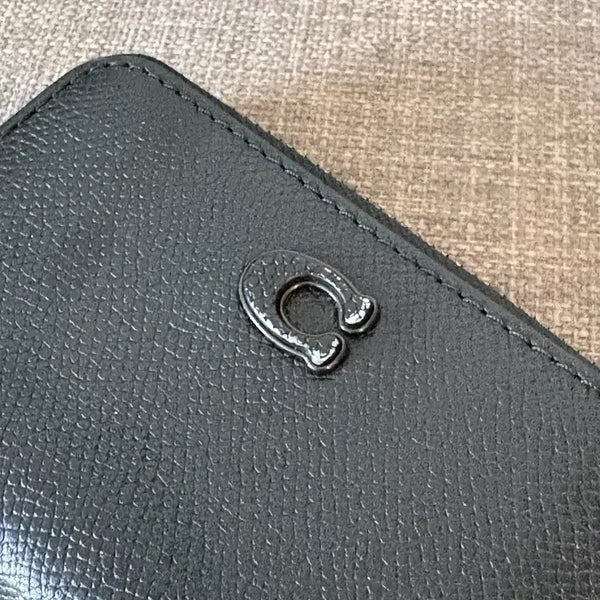 [BUNJANG] Coach Black Card Wallet / 코치 카드 지갑 블랙