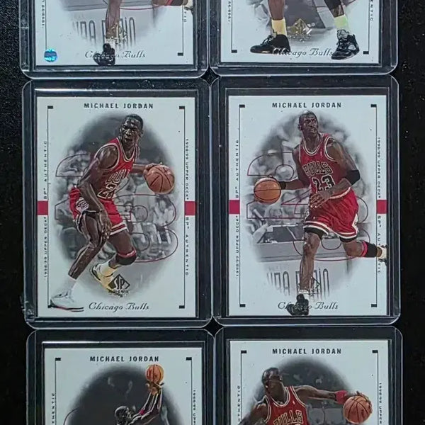 [BUNJANG] Michael Jordan Chicago Bulls Basketball Cards Bundle Set / 마이클 조던 시카고 불스 농구 카드 6장 일괄 판매