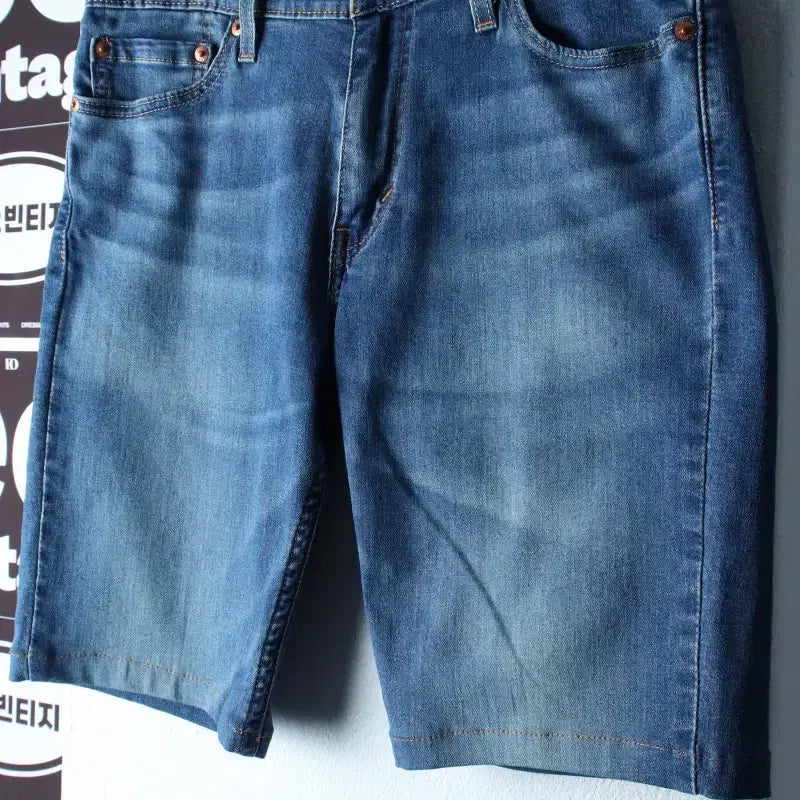 [BUNJANG] Levi's 511 Slim Fit Denim Shorts / (M-L) 리바이스 반바지 팬츠 511 데님 청 슬림핏-P10514