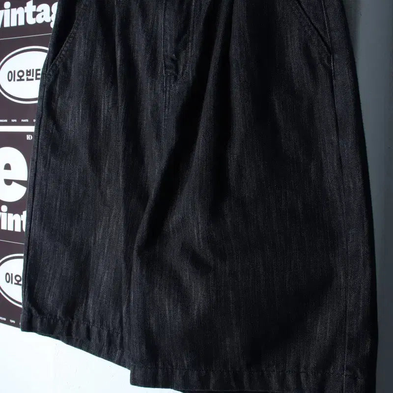 [BUNJANG] Unallercaud Bermuda Denim Shorts / (S-M) 어널러코드 반바지 팬츠 버뮤다 데님 흑청 올드스쿨-P10516