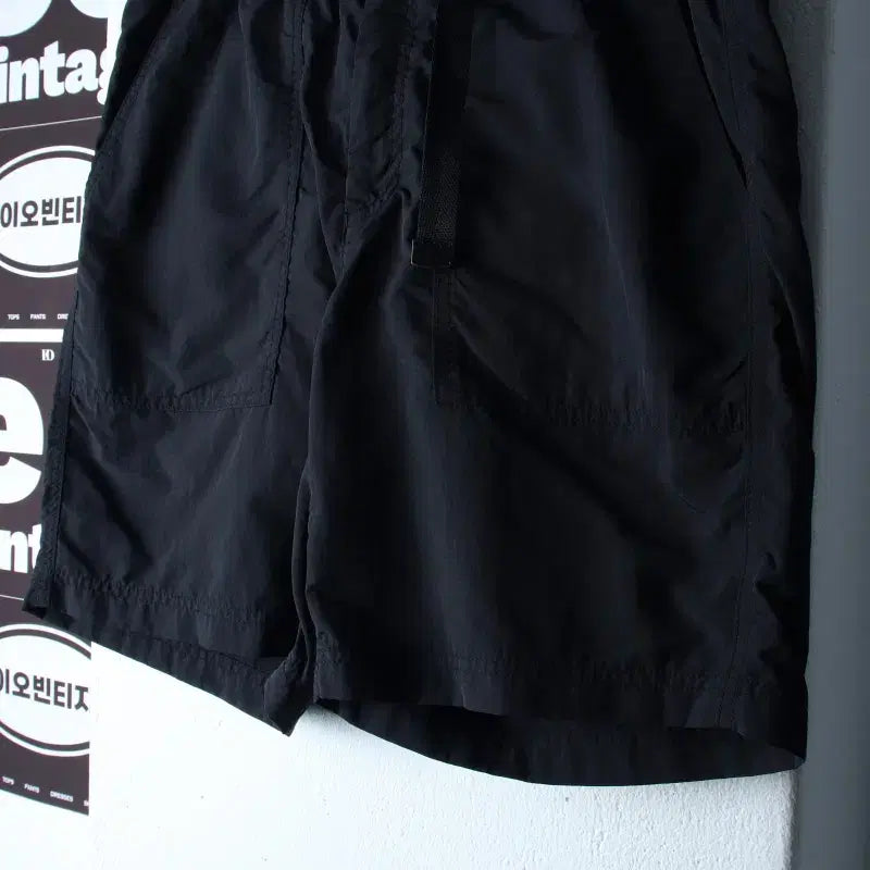 [BUNJANG] Musinsa Standard Belted Bending Nylon Shorts P10529 / (M-L) 무신사 스탠다드 반바지 팬츠 벨티드 밴딩 나일론-P10529