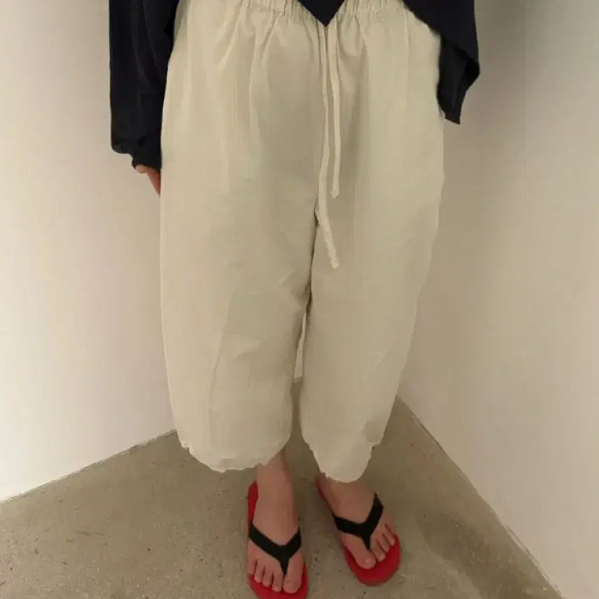 [BUNJANG] Basket Noma Pants Cream / 바스켓 노마팬츠 새상품 크림