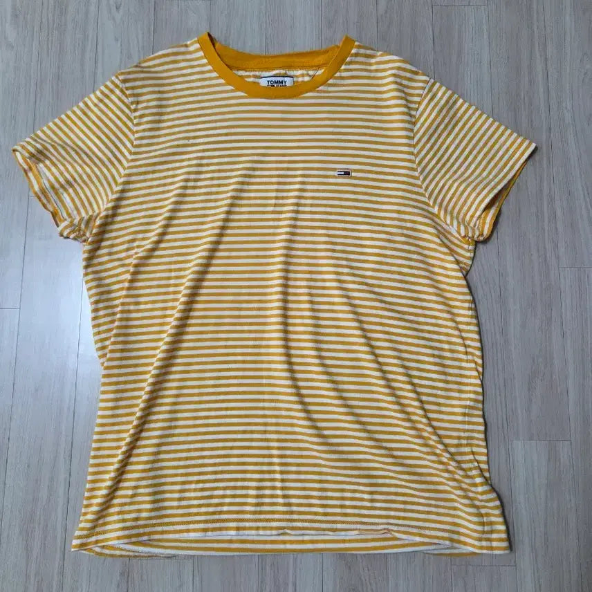 [BUNJANG] Tommy Jeans Stripe Short Sleeve T-Shirt / 타미진스 스트라이프  반팔티