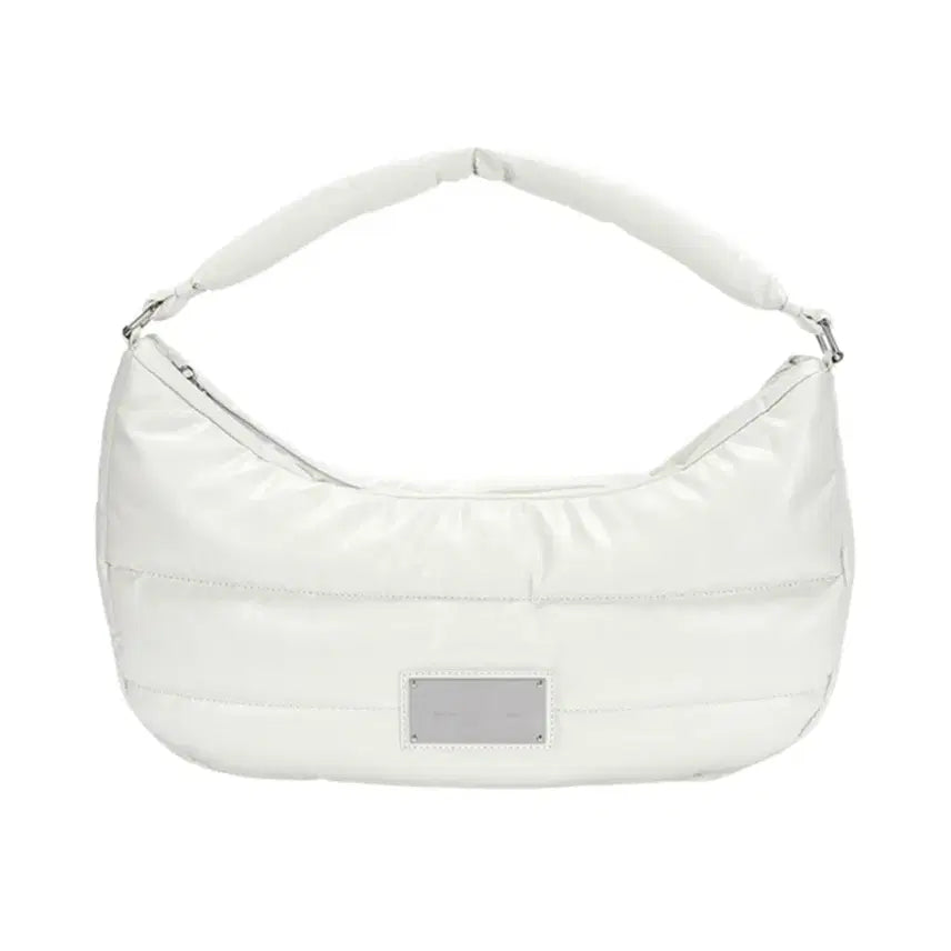[BUNJANG] Matin Kim Faux Leather Half Moon Padding Bag / 마뗑킴 포우 레더 하프 문 패딩 백 숄더백 토트백 가방