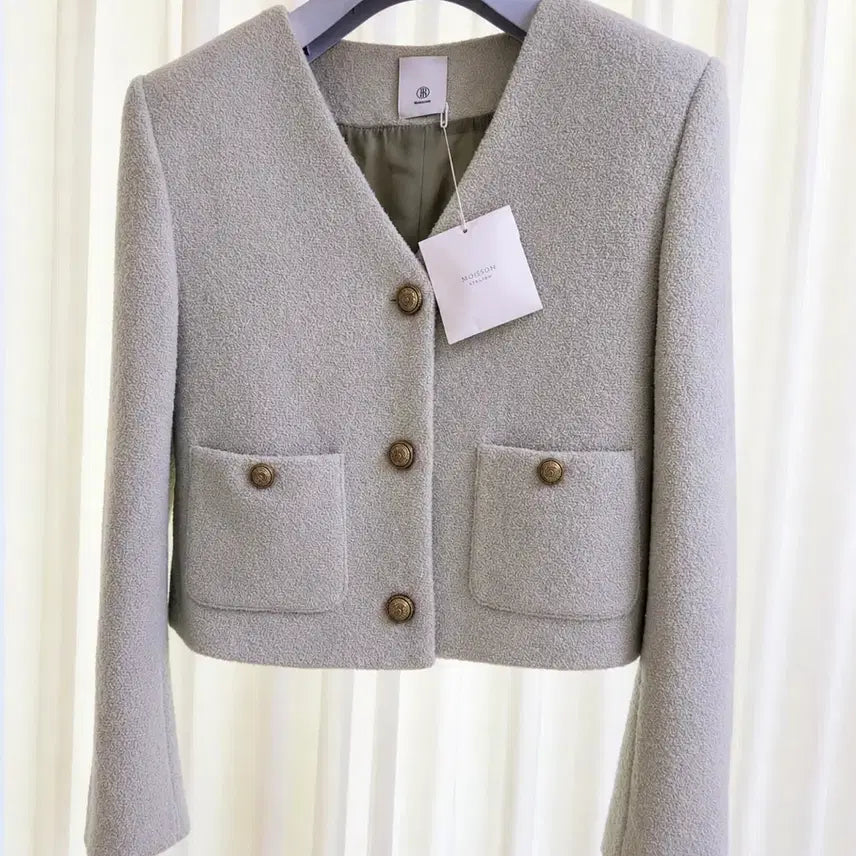 [BUNJANG] Blossom H Company V-Neck Jacket / 블러썸에이치컴퍼니 코 브이넥 자켓